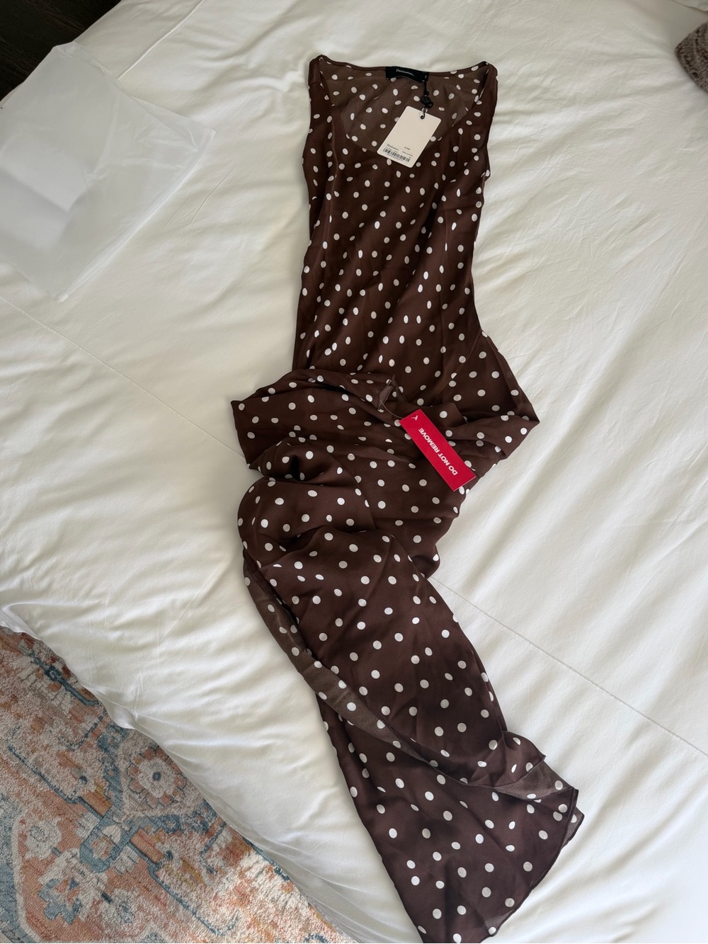 Realisation Par The Ellery Brown Polka Dot Maxi Dress - Picture 2 of 10